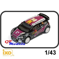 Citroen DS3 - Peter van Merksteijn - Duitsland 2011 - Ixo miniatuur rally auto 1:43
