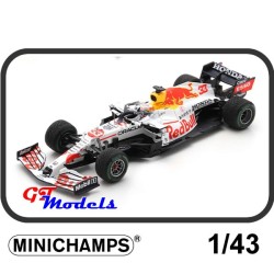 Red Bull Honda RB16B Max Verstappen GP Turkije 2021 - Minichamps miniatuur auto 1:43